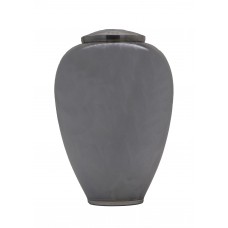 Exkluzív kobaltkék üvegopál urna fém tetővel